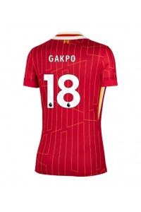 Liverpool Cody Gakpo #18 Fotballdrakt Hjemme Klær Dame 2024-25 Korte ermer